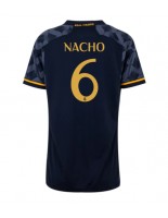 Real Madrid Nacho #6 Venkovní Dres pro Dámské 2023-24 Krátký Rukáv